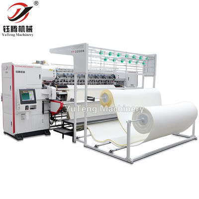 Yüksek Hızlı 1200 RPM Multi Needle Quilting Makinesi 2450mm Quilting Genişliği ve 80mm Quilting Kalınlığı ile