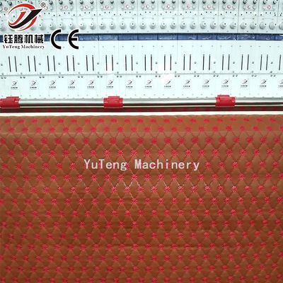 Yüksek Hızlı 900RPM Bilgisayarlı Yorgan Nakış Makinesi Çoklu Başlı