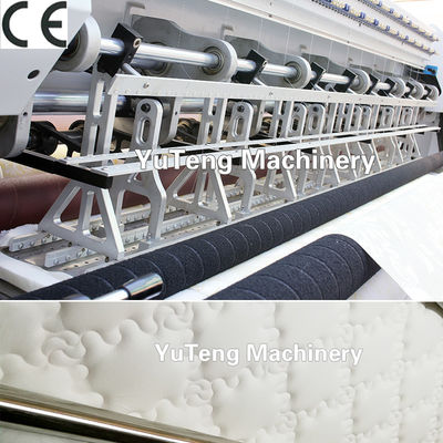 2450mm Yorgan genişliği Maksimum kalınlığı 8cm için Bilgisayarlı Yorgan makinesi