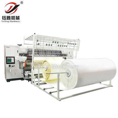 Zincir dikiş Bilgisayarlı Çok iğneli Quilting Makinesi Yüksek Hız 1200RPM