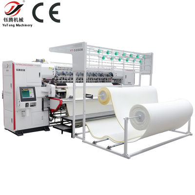 Zincir dikiş Bilgisayarlı Çok iğneli Quilting Makinesi Yüksek Hız 1200RPM