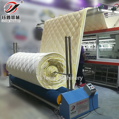 60Hz kumaş rulo makinesi 2500mm içinde sarma genişliği olan köpük kumaş kumaş deri için