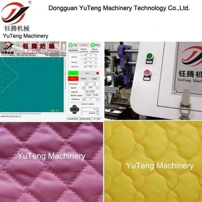 Hızlı üretim için Yuteng Bilgisayarlı Çok İğneli Uçan Mekiği Çamaşır Makinesi
