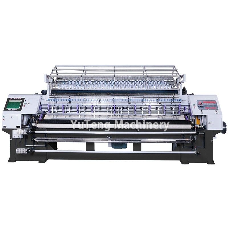 Yüksek Hızlı 100-1000 R/min Multi Needle Lock Stitch Quilting Machine, yatak çarşafları için 7.5KW güç